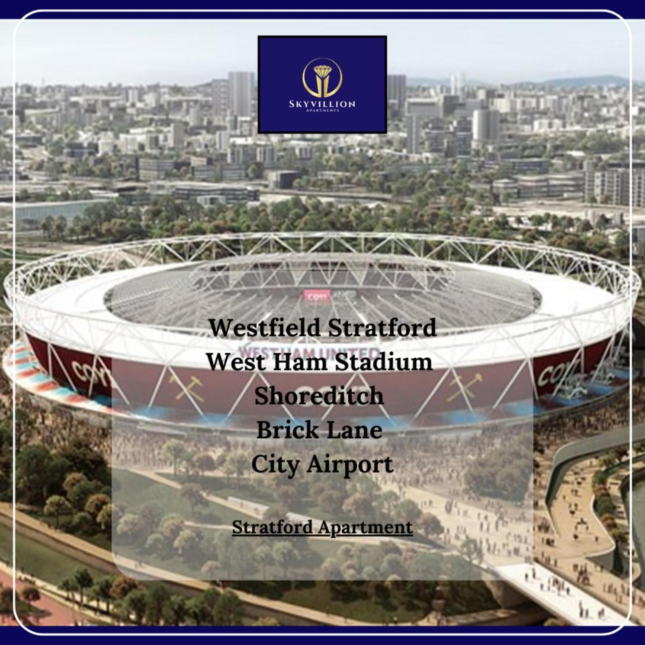 Skyvillion - Olympic View London Stratford Apartment Londres Exterior foto